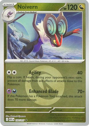 Noivern (Energy Symbol Pattern) 157/217 - ME Ascended Heroes Reverse Holofoil