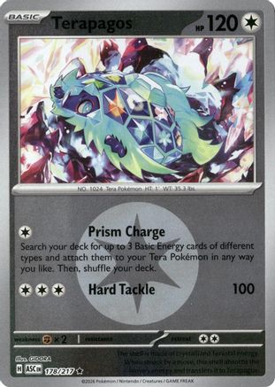 Terapagos (Energy Symbol Pattern) 178 - ME Ascended Heroes Reverse Holofoil