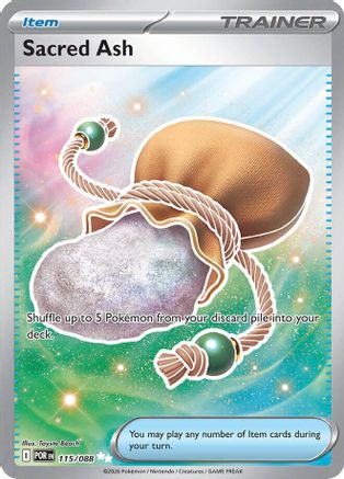 Sacred Ash 115/088 - ME03 Perfect Order Holofoil