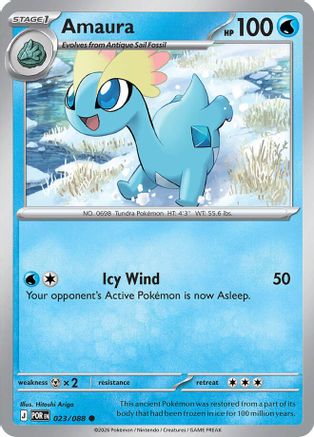 Amaura 023/088 - ME03 Perfect Order Reverse Holofoil