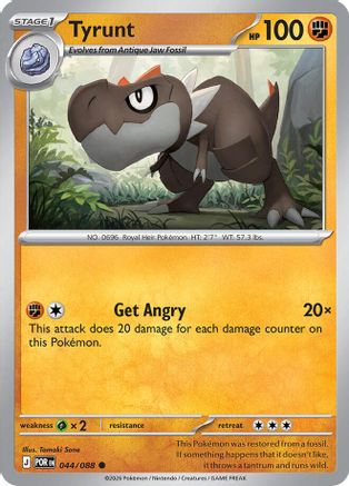 Tyrunt 044/088 - ME03 Perfect Order Reverse Holofoil