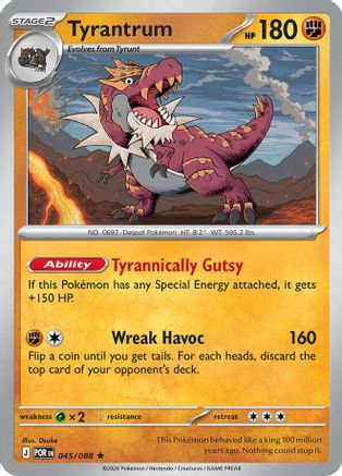 Tyrantrum 045/088 - ME03 Perfect Order Reverse Holofoil