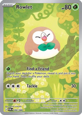 Rowlet - 090/088 - ME03 Perfect Order Holofoil