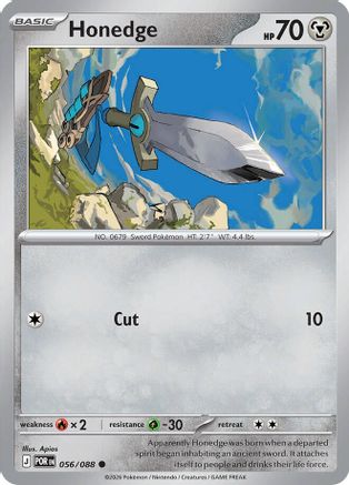 Honedge 056/088 - ME03 Perfect Order Reverse Holofoil