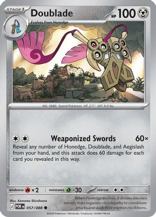 Doublade - 057/088 - ME03 Perfect Order Reverse Holofoil