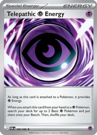 Telepathic Psychic Energy 088/088 - ME03 Perfect Order Holofoil