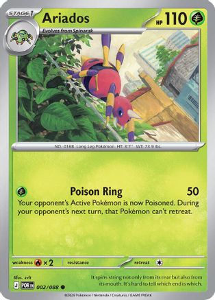 Ariados 002/088 - ME03 Perfect Order Reverse Holofoil