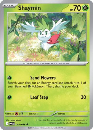 Shaymin 3 - ME03 Perfect Order Reverse Holofoil