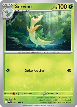 Servine 005/088 - ME03 Perfect Order Reverse Holofoil