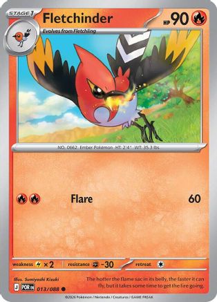 Fletchinder 013/088 - ME03 Perfect Order Reverse Holofoil
