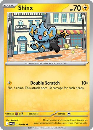 Shinx 026/088 - ME03 Perfect Order Reverse Holofoil