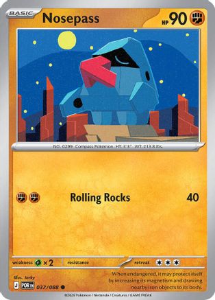 Nosepass 037/088 - ME03 Perfect Order Reverse Holofoil