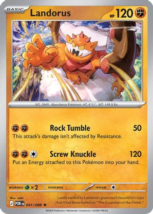 Landorus 041/088 - ME03 Perfect Order Holofoil