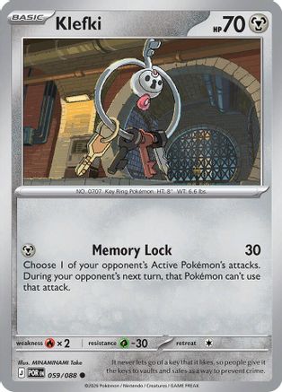 Klefki 059/088 - ME03 Perfect Order Reverse Holofoil