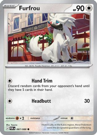Furfrou 067/088 - ME03 Perfect Order Reverse Holofoil