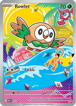 Rowlet - 043 - ME Mega Evolution Promo Holofoil