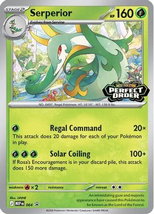 Serperior - 064 - ME Mega Evolution Promo