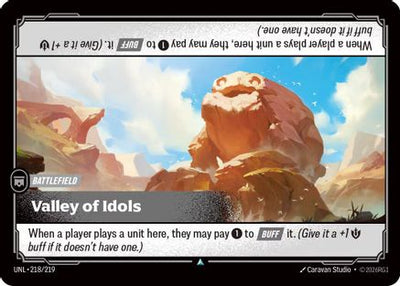 Valley of Idols (218/219) - Unleashed Foil