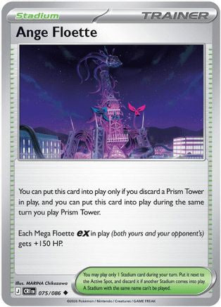 Ange Floette 075/086 - ME04 Chaos Rising Reverse Holofoil
