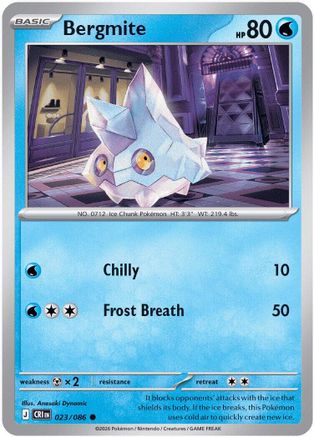 Bergmite 023/086 - ME04 Chaos Rising