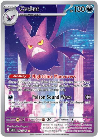 Crobat - 093/086 - ME04 Chaos Rising Holofoil