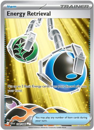 Energy Retrieval 108/086 - ME04 Chaos Rising Holofoil