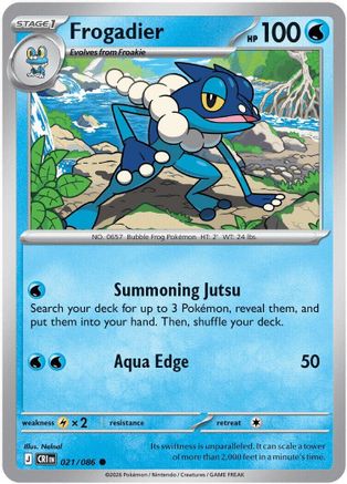 Frogadier - 021/086 - ME04 Chaos Rising