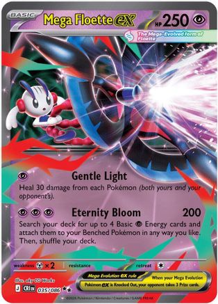 Mega Floette ex - 035/086 - ME04 Chaos Rising Holofoil