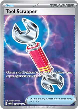Tool Scrapper 115/086 - ME04 Chaos Rising Holofoil