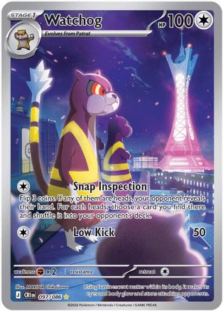 Watchog - 097/086 - ME04 Chaos Rising Holofoil