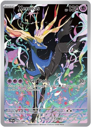 Xerneas - 091/086 - ME04 Chaos Rising Holofoil