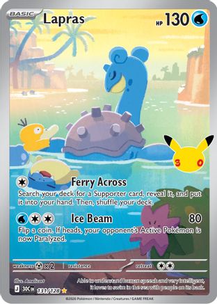Lapras - 131/128 131 - ME 30th Celebration Holofoil