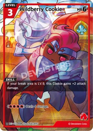 Wildberry Cookie (SSR) (BS1-012) - Brave Beginning Foil