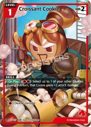Croissant Cookie (SSR) (BS1-017) - Brave Beginning Foil