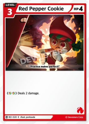 Red Pepper Cookie (BS1-020) - Brave Beginning