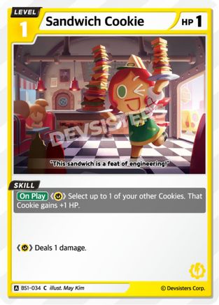 Sandwich Cookie (BS1-034) - Brave Beginning