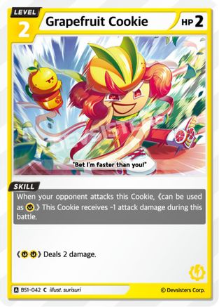 Grapefruit Cookie (BS1-042) - Brave Beginning