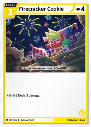 Firecracker Cookie (BS1-045) - Brave Beginning