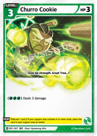Churro Cookie (SEC) (BS1-067) - Brave Beginning Foil