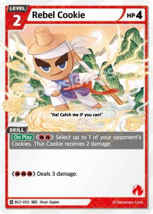 Rebel Cookie (SEC) (BS2-003) - Brave Beginning Foil