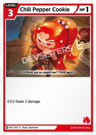 Chili Pepper Cookie (BS2-005) - Brave Beginning