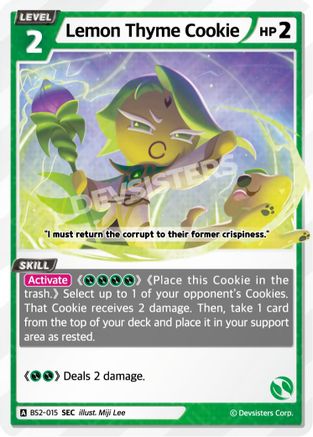 Lemon Thyme Cookie (SEC) (BS2-015) - Brave Beginning Foil