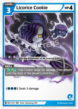 Licorice Cookie (SEC) (BS2-022) - Brave Beginning Foil