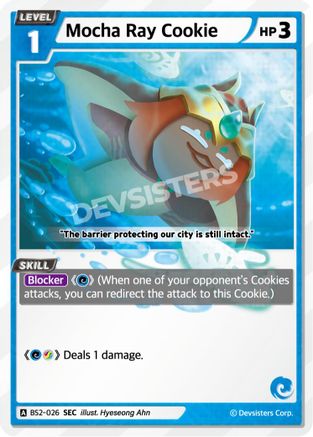 Mocha Ray Cookie (SEC) (BS2-026) - Brave Beginning Foil