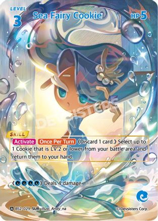 Sea Fairy Cookie (SUR) (BS2-029) - Brave Beginning Foil