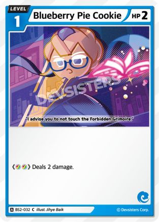 Blueberry Pie Cookie (BS2-032) - Brave Beginning