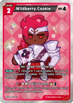 Wildberry Cookie (009) (BS3-009) - Age of Heroes and Kingdoms Foil