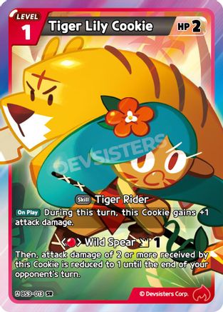 Tiger Lily Cookie (013) (BS3-013) - Age of Heroes and Kingdoms Foil