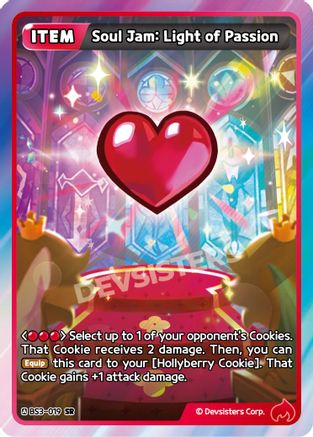 Soul Jam: Light of Passion (BS3-019) - Age of Heroes and Kingdoms Foil