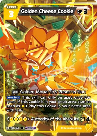 Golden Cheese Cookie (BS3-025) - Age of Heroes and Kingdoms Foil